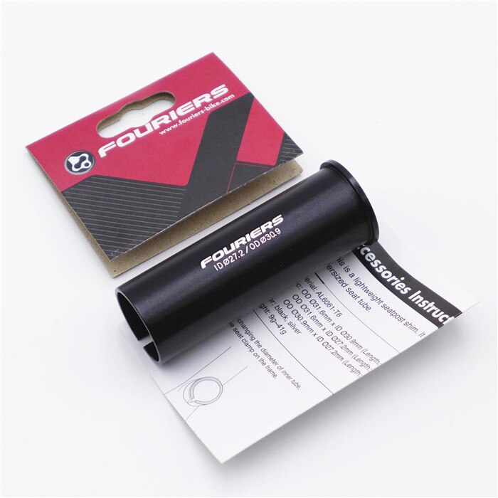 adapter robić sztycy siodła fouriers rower przedłużka podkładka konwertująca 31.6mm/30.9mm/27.2mm podkładki rurowe: 30.9 to 27.2 mm