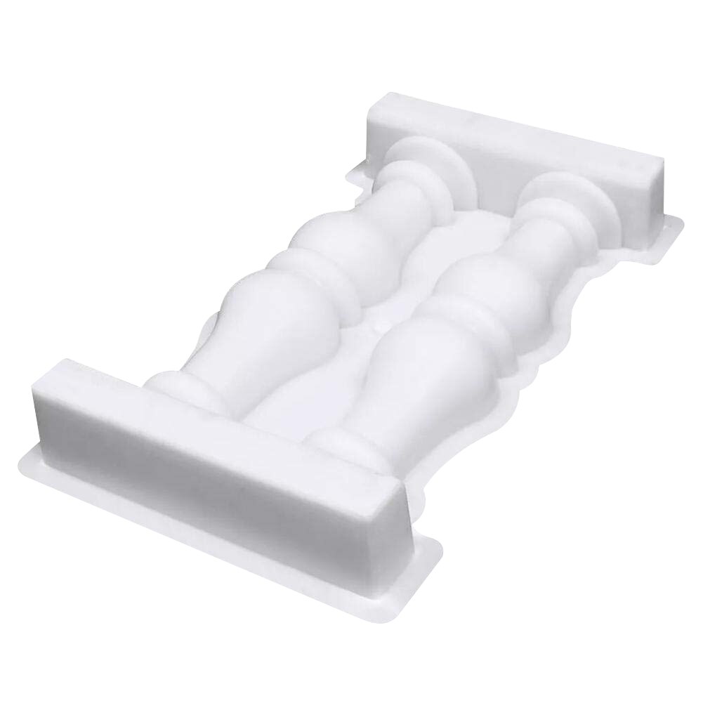 Bianco colonna romana stampo ringhiera miglioramento della plastica facile da applicare balcone esterno riutilizzabile recinzione da giardino pavimentazione decorativa fai da te