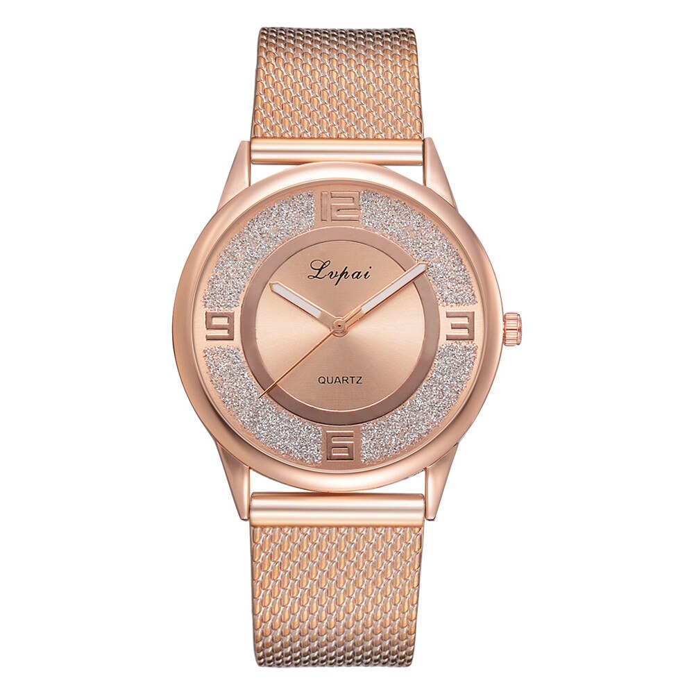 Lvpai Tops Brand Women Bracelet Watches Women's Casual Quartz Silicone strap Band Watch Wrist Watch relogio feminino: E