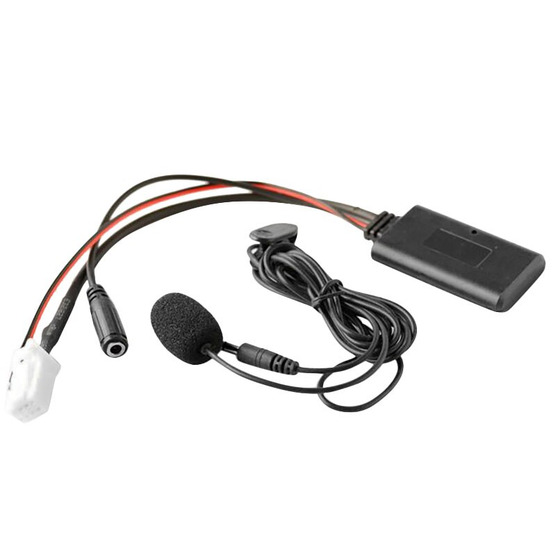 Auto Bluetooth 5.0 Aux-ingang Audio Kabel Microfoon Handsfree Adapter 8Pin Plug Voor Nissan Sylphy Tiida Qashqai Geniss