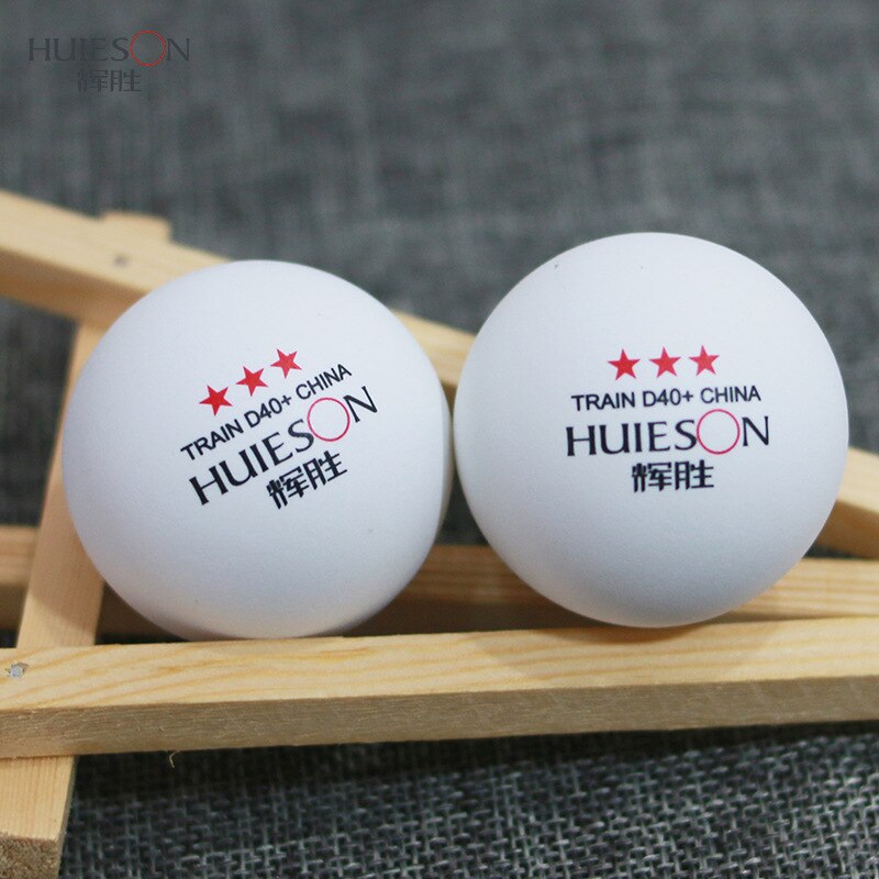 Tabla Pelotas De Tenis Huieson 50 Unids/pack 3 Estrella Material 40 + ABS De Plástico Accesorios de Bolas de Tenis de Mesa de Ping Pong