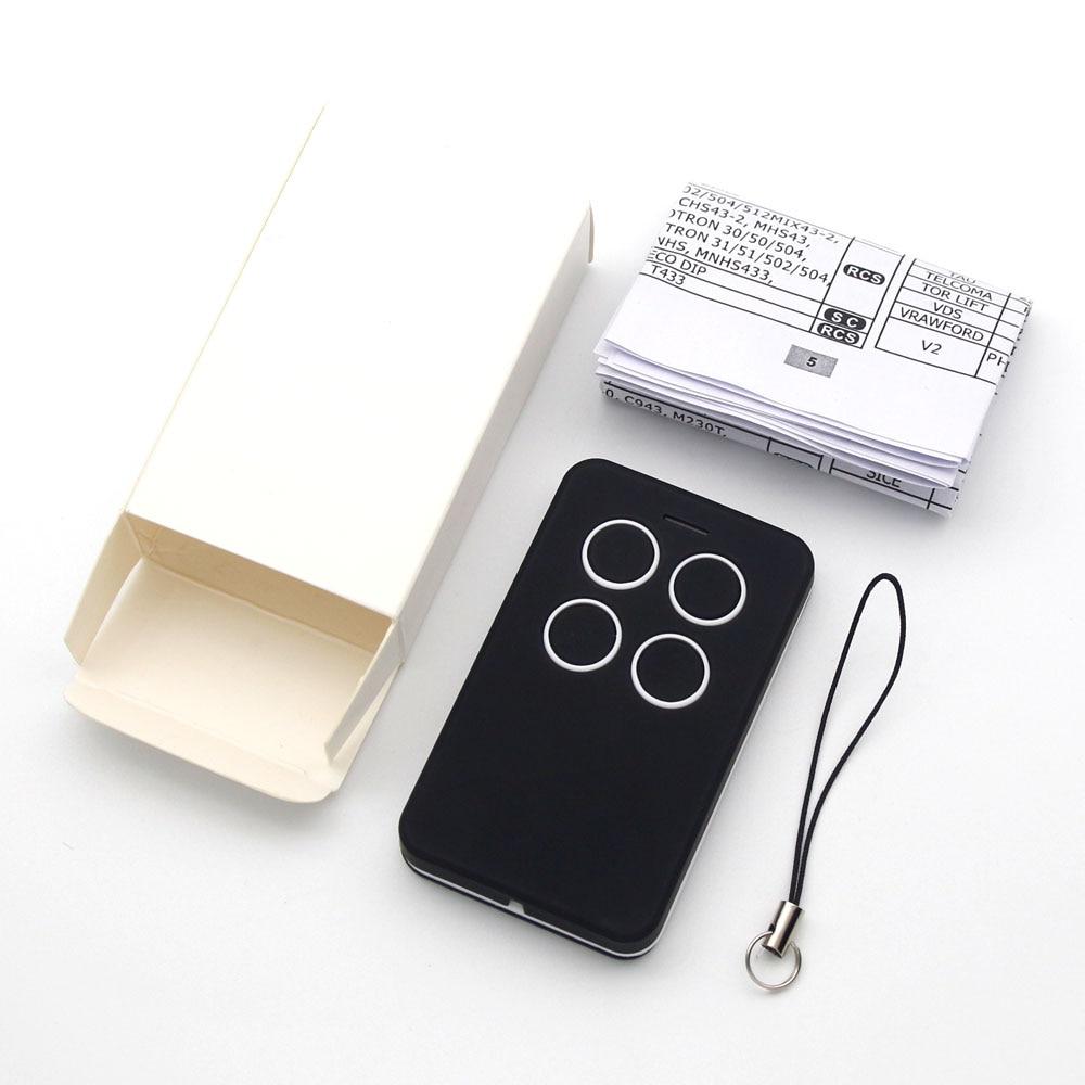 Universal gate garage door remote control 315 330 433 868 mhz duplicator fixed code rolling code remote control