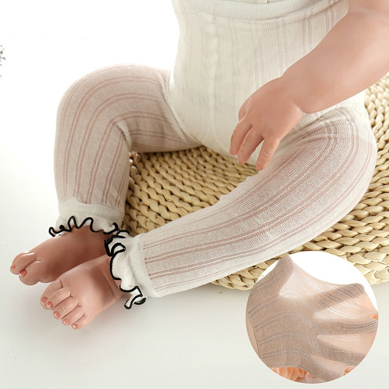 12pcs Cotton Summer Tights baby tight newborn baby stockings 0-2 year girl tights toddler pantyhose tights baby stuffe