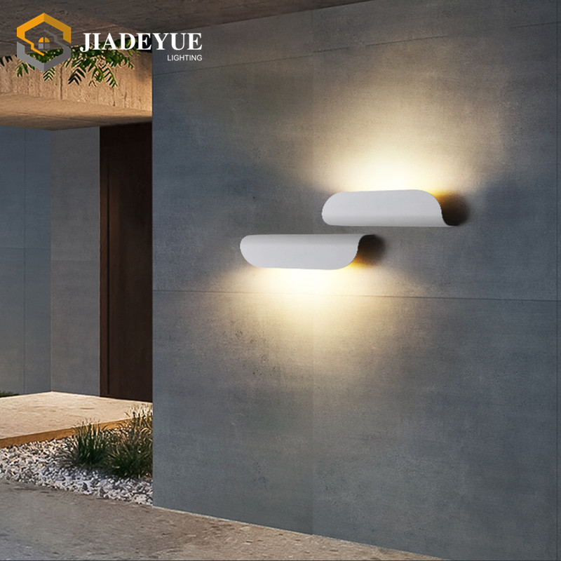 led outdoor waterproof wall light IP67 balcony aisle light long strip door exterior wall light