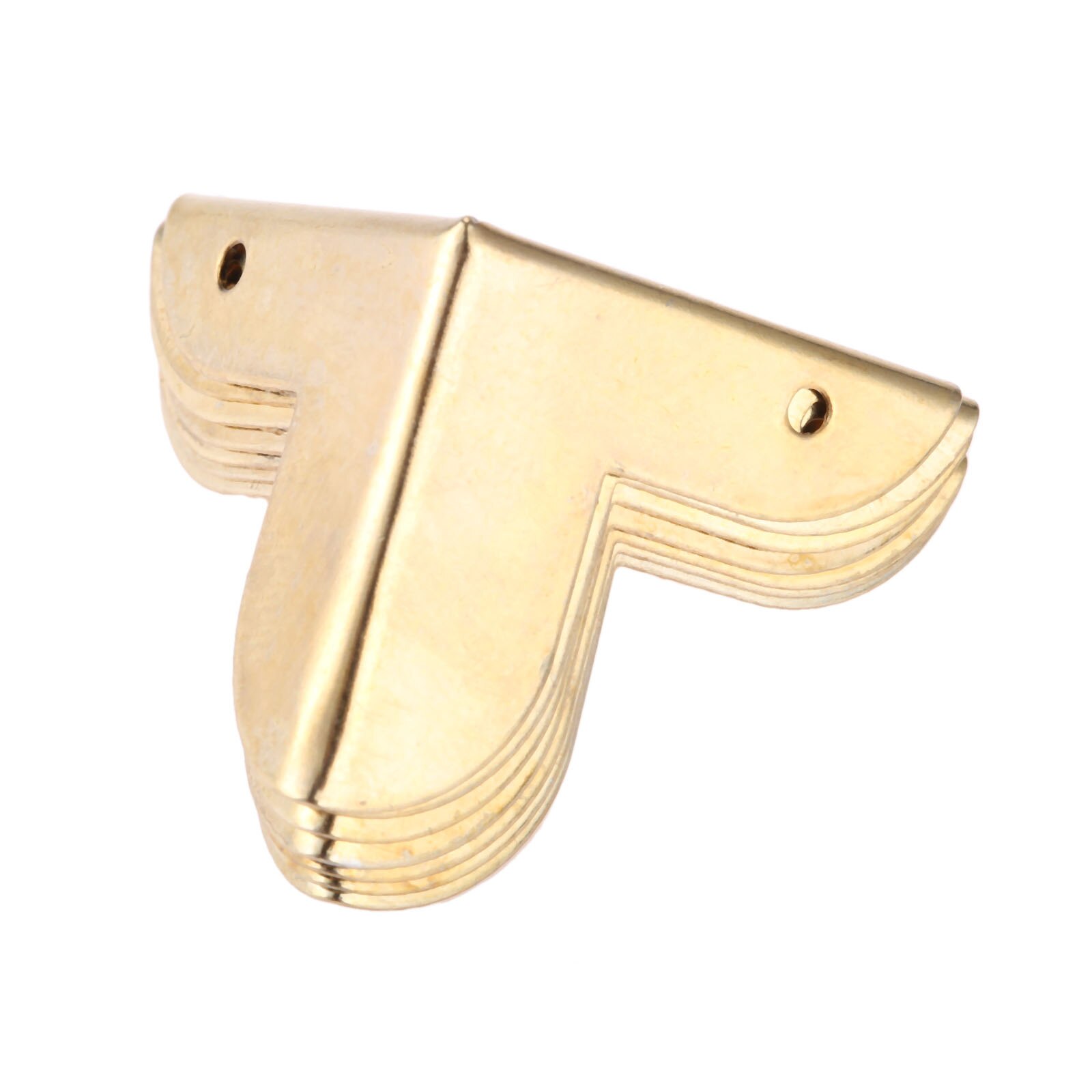 8pcs Antique Gold Box Corner Brackets Decorative Protector For Notebook Menus Photo Frame Furniture Hardware 22*22*23mm