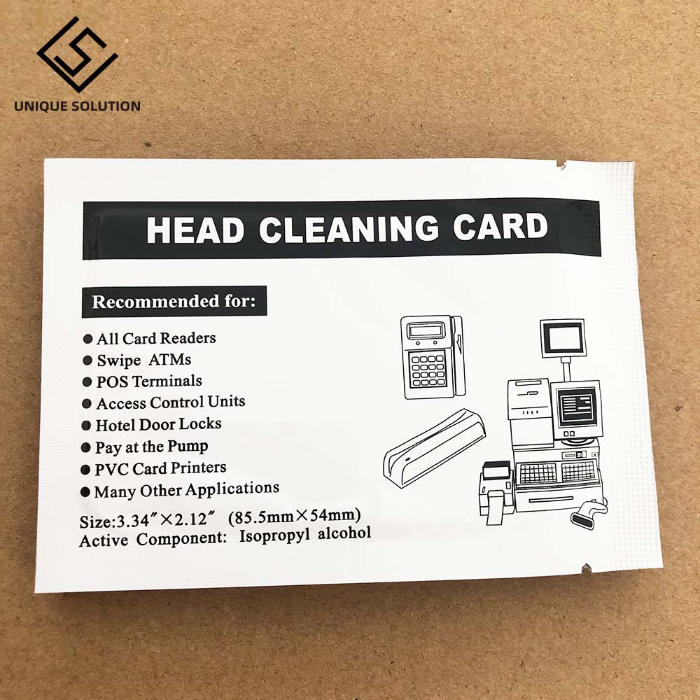 100Pcs Hotel Deurslot Kaartlezer Atm Cleaning Card Atm Swipe Dip Kaartlezers Cleaning Card