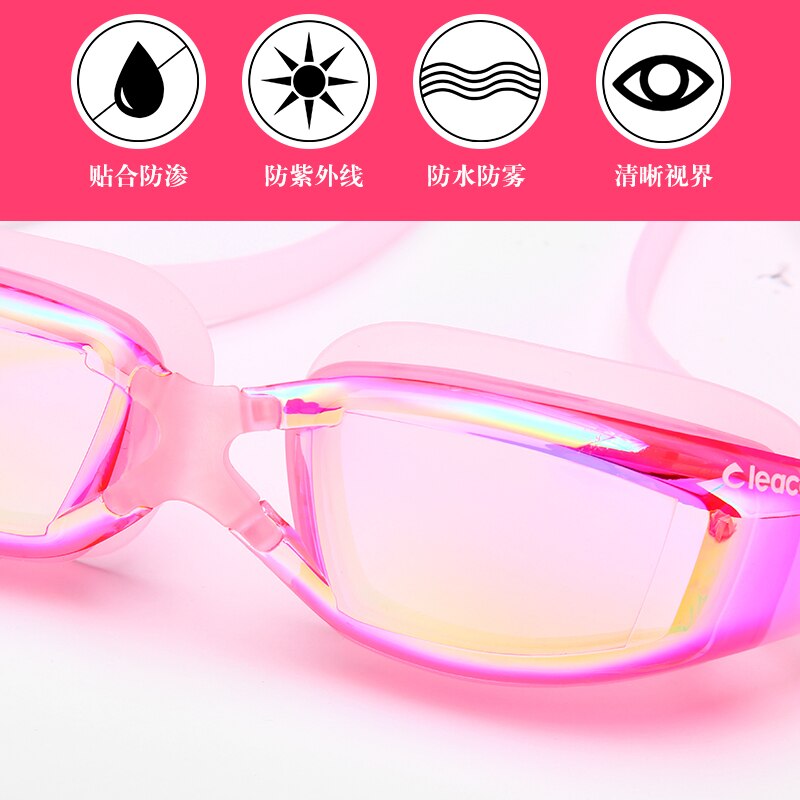 movable lens prescription swimming glasses adult men eyewear for adult men, mirror and anti-fog Watr Sport