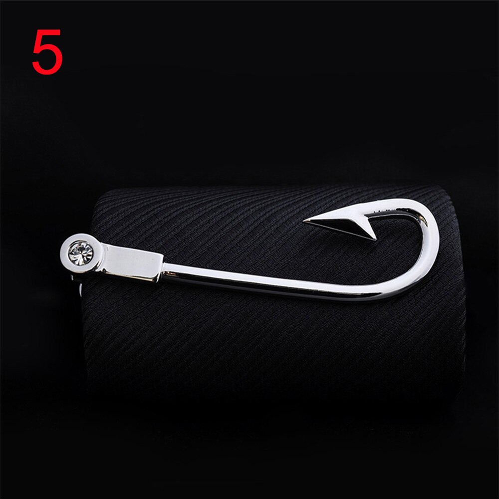 1pc Men Tie Clip Fish Bone Leaf Guitar Feather Saxophone Multiple Styles Tone Metal Tie Clip Tie Bar Necktie Clips: 5