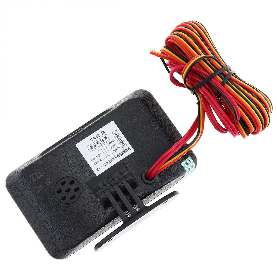 12v 24v bil speedometer universal lcd digital anti-shake speedometer auto instrument til bil / køretøjer / motorcykel