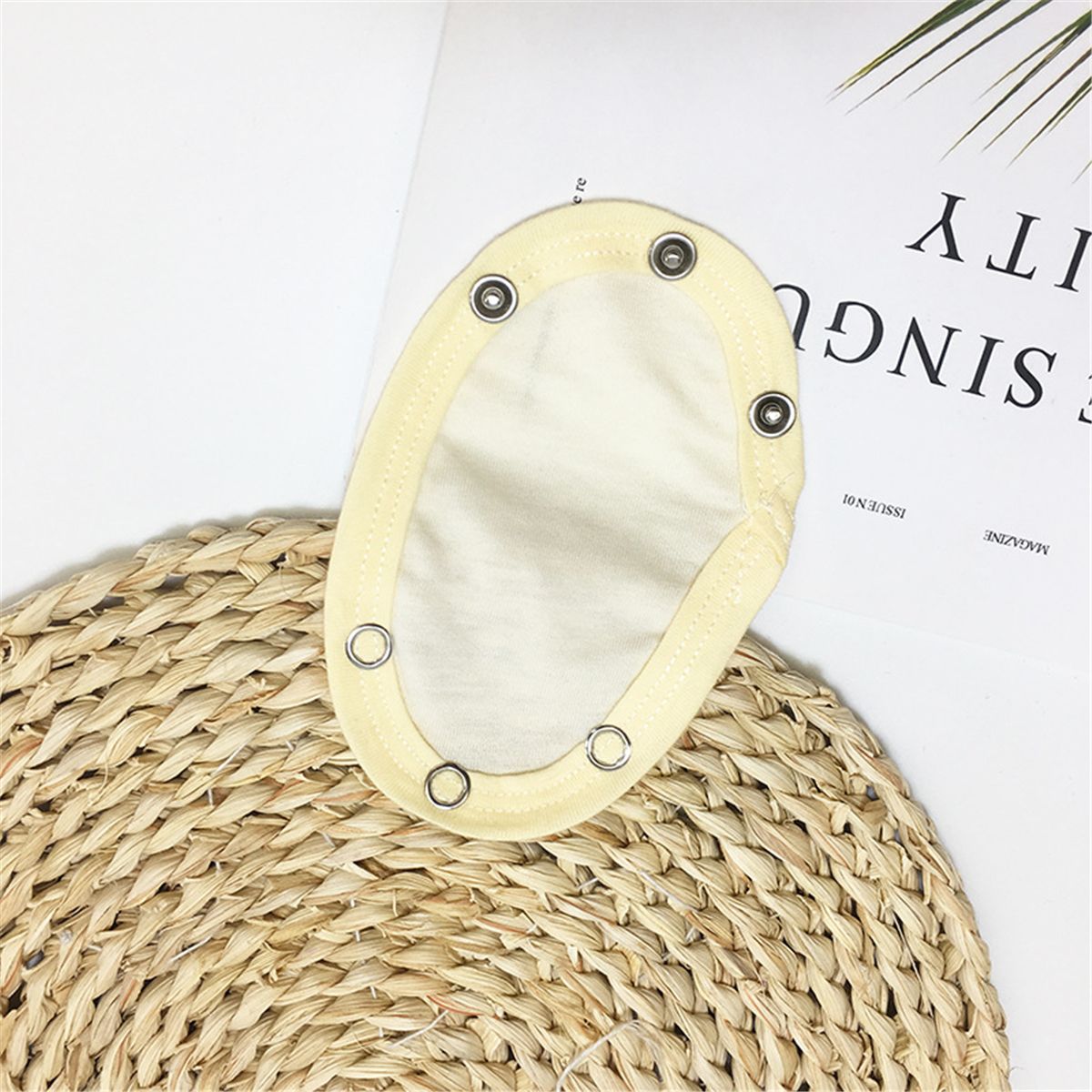 Pelele de pañales para bebé, traje superutilitario de 4 colores, mono alargado, película extensible, pelele para bebé, niño y niña: yellow