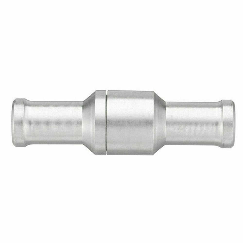 Válvula antirretorno de combustible de aleación de aluminio para coche, válvula de retención de gasolina y diésel, de 10mm, duradera