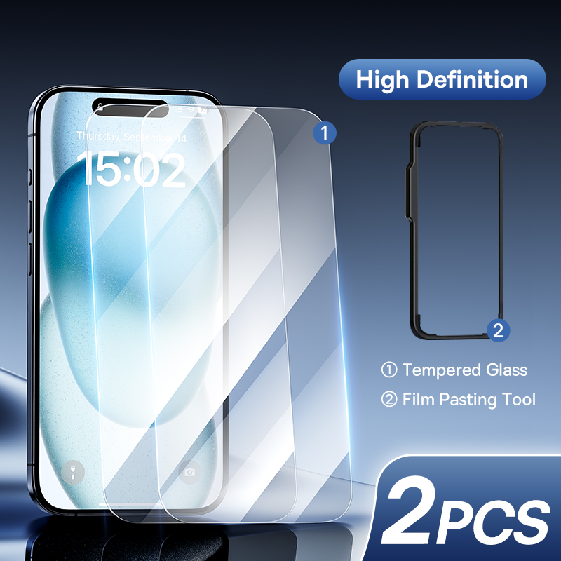 Protection D'écran En Verre Trempé Gorilla Tech 11D Pour IPhone (11 à 17 Pro Max) - Plein Bord