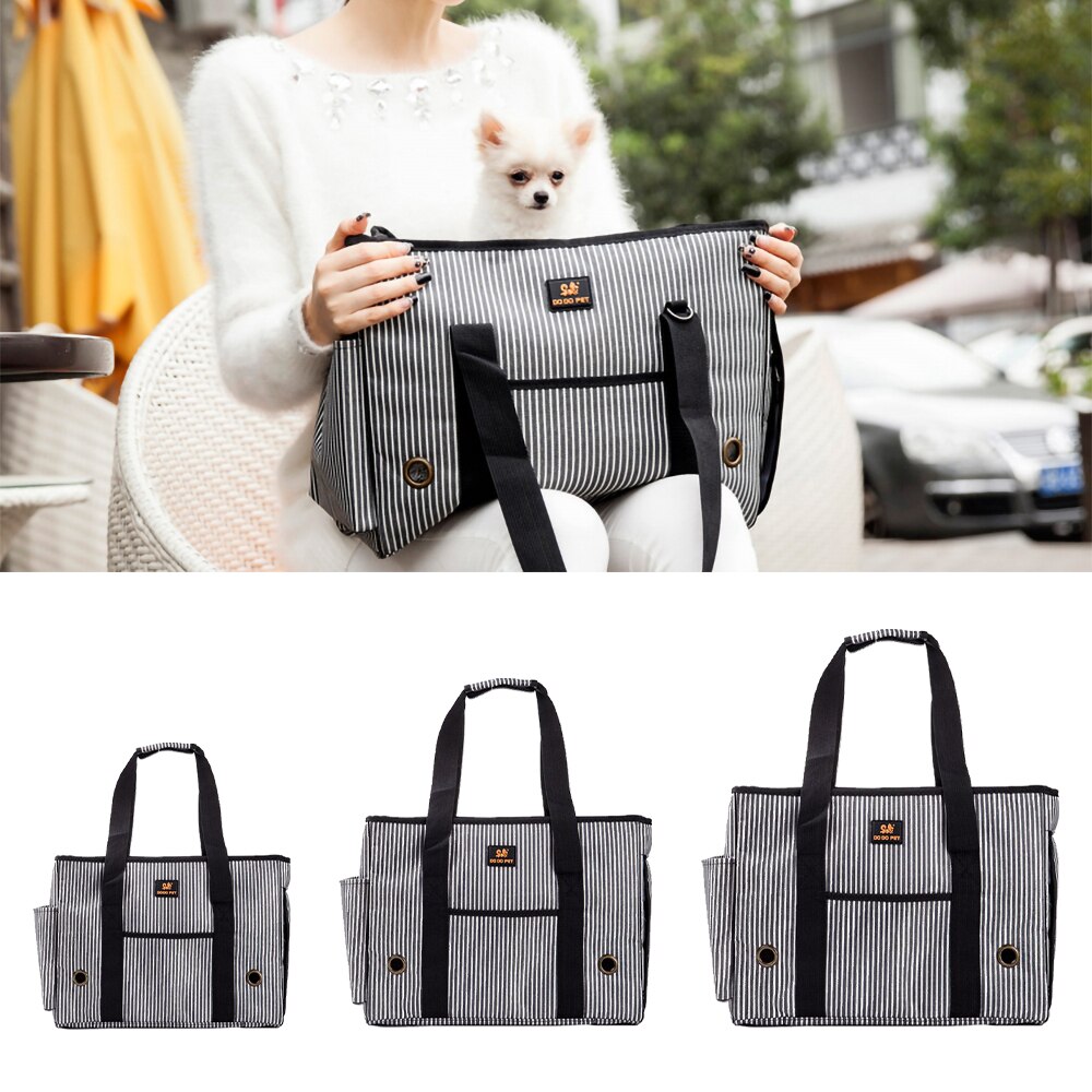Mochila portátil suave para transportar mascotas, Bolsa de transporte para mascotas con una zona para respirar en el lateral