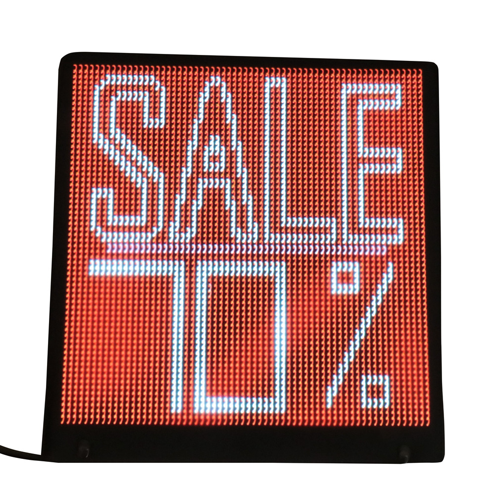 Wearable full color LED display vest clothing advertising light vest street walking marketing LED matrix vest: LED Screen Only
