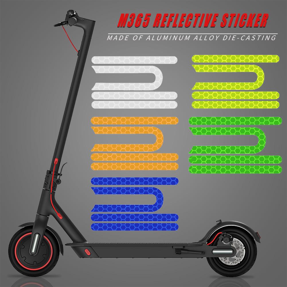 Wheel Tire Covers Protective Shell Reflective Stickers for Xiaomi M365 Pro Electric Scooter Skateboard Front Rear Accessories