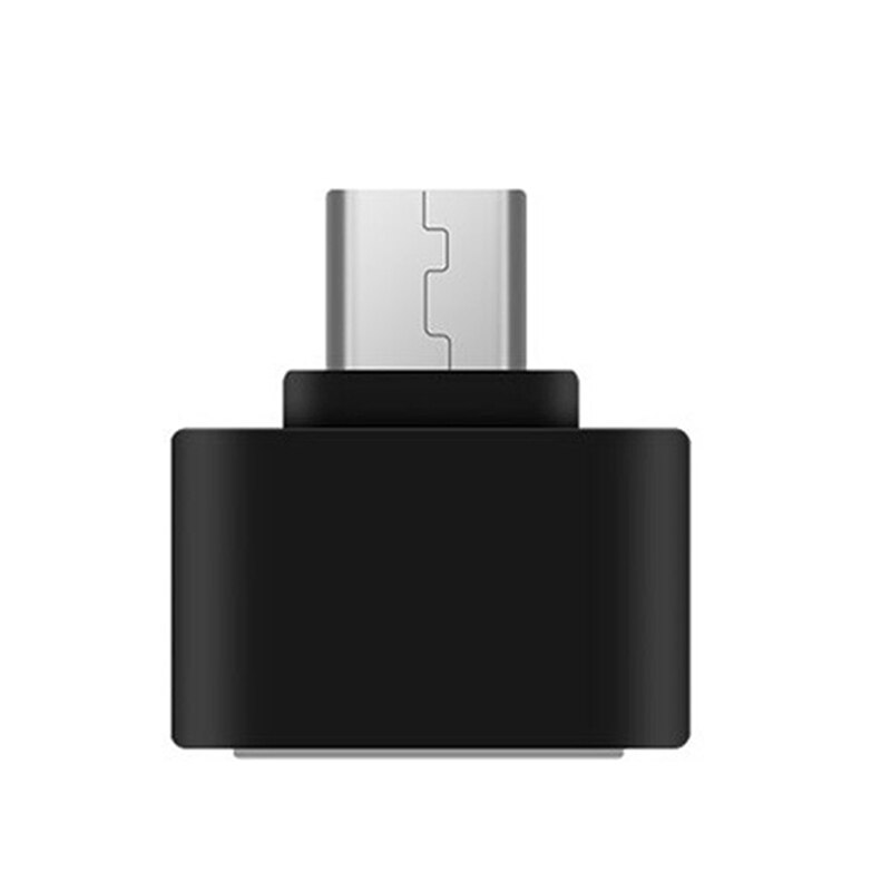 1pc/ 2pcs Mini OTG Cable USB OTG Adapter Micro USB to USB Converter for Tablet PC Android USB Flash Disk Adapter: 2pcs black