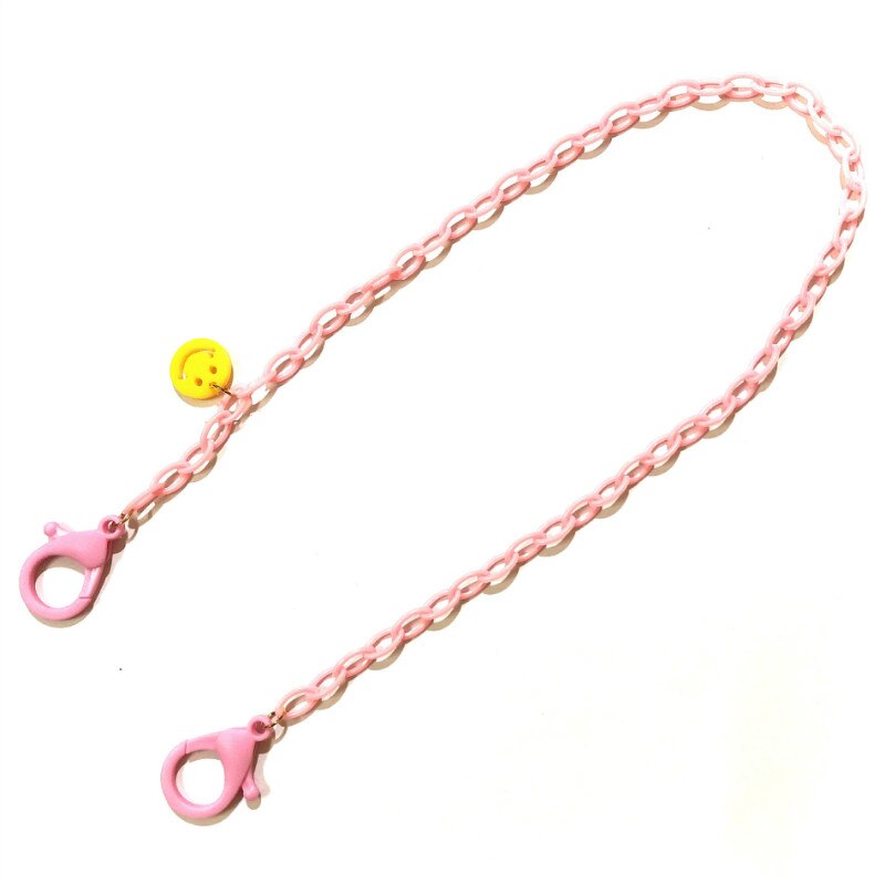 Portable Mask Lanyard Bling Face Mask Lanyard Safety Mask Ear mask Holder Rope Hanger Neck String Mask Chain Anti-Loss: Pink