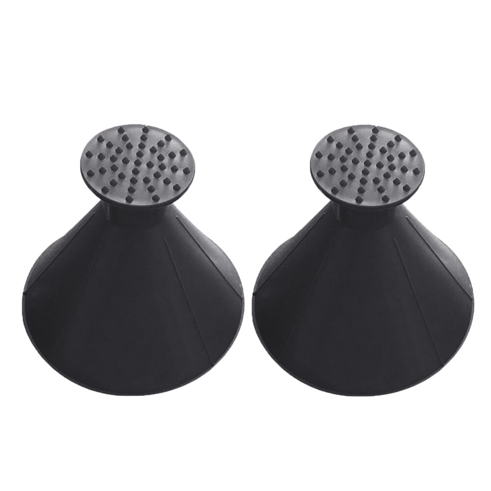Auto Ice Scraper Useful Car Windshield Snow Removal Magic Outdoor Ice Shovel Cone Shaped Funnel Snow Remover Tool Scrape: 2Pcs Black