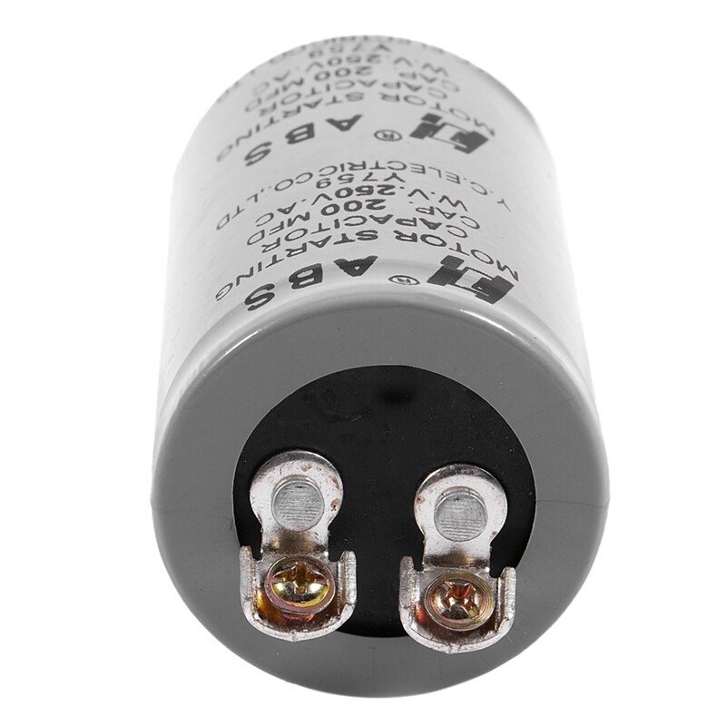 Anlaufkondensator für motoren mit -200 µf und 200uf ac 250v schraubklemmen