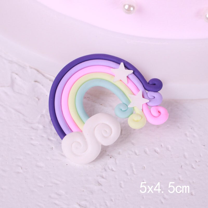 Feesttaart vlaggetjes cupcake kawaii kinderen diy decoraties ster regenboog verjaardag wolk bruiloft babyshower taarttopper: 4