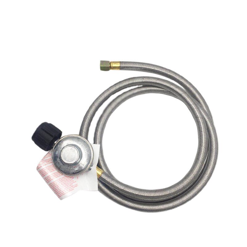 Aarde Ster 6FT Rvs Gevlochten Buis Gas Oven Kachel Vuurkorf Haard Lage Overdrukventiel Fittings