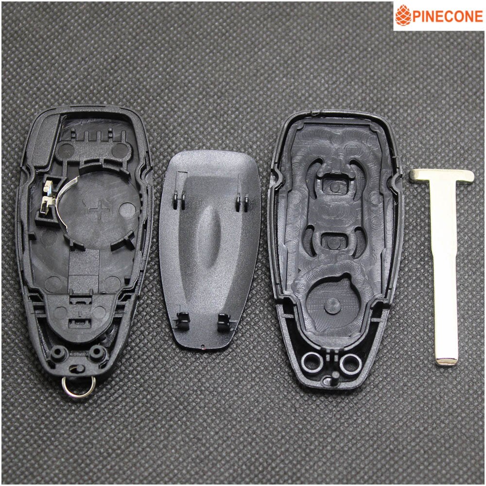 PINECONE Key Shell For FORD MONDEO GHIA-X FOCUS ECOSPORT KUGA Car Hu101 Blade 3 Button Replace Suv Key Case Fob