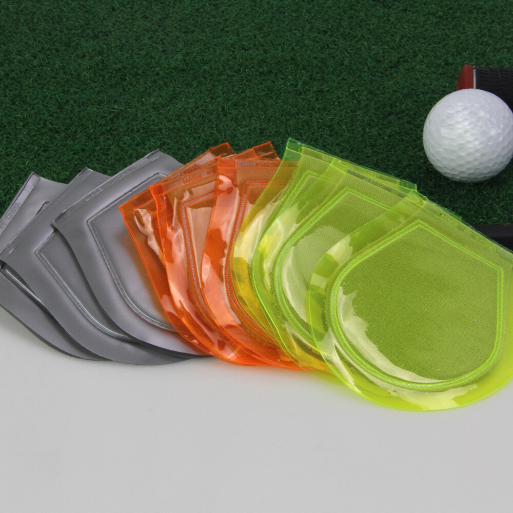 10Pcs/Lot PU Leather Golf Ball Cleaner Practical Waterproof Washable Portable Dirt Wiping Soft Lightweight Cleaning Tool