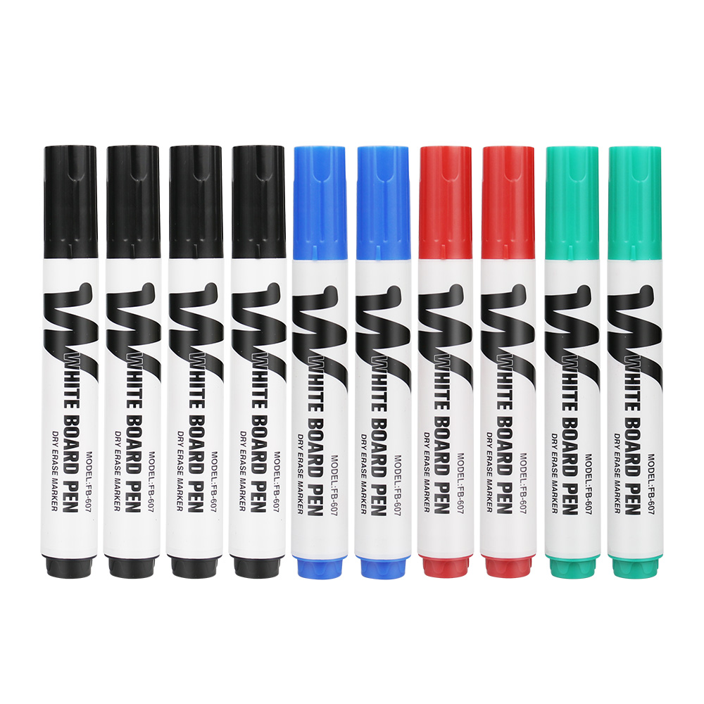 Uitwisbare Whiteboard Marker Pen Droog Wissen Schoolbord Marker Zwart/Blauw/Groen/Rood Krijt Glas Kantoor school Art Marker: Light Grey