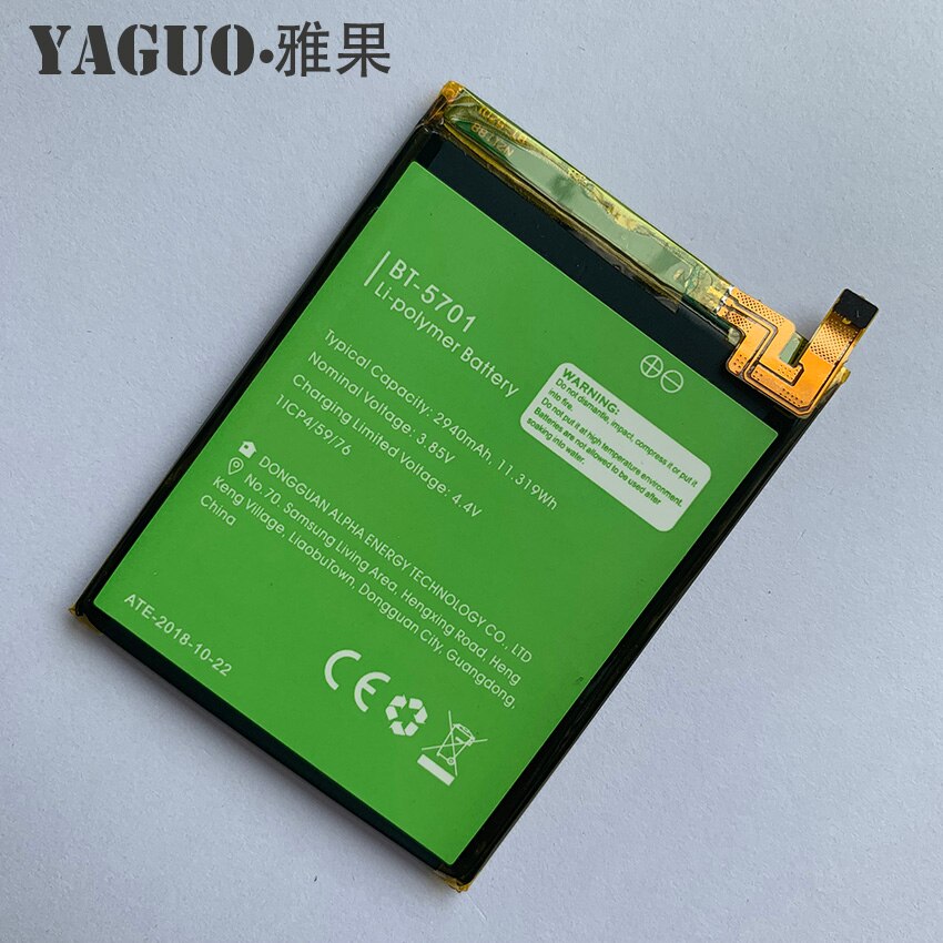 100% オリジナルの高品質バッテリー2940用leagoo S8 s 8 BT-5701 BT5701 bt 5701 batterie batteria