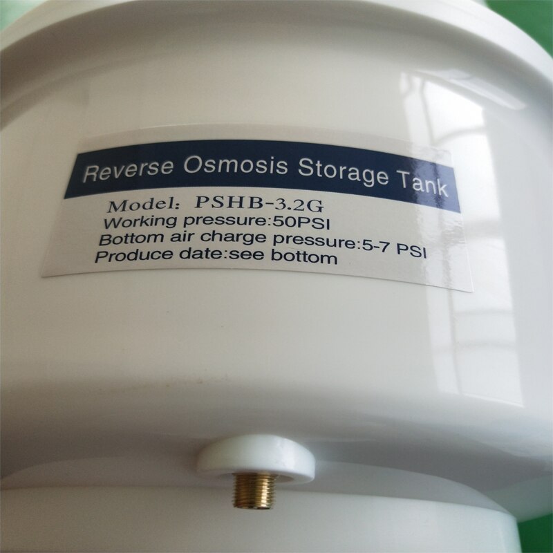 RO Tank 3.2 Gallon Plastic Water Storage Tank for Reverse Osmosis System Water purifier pure water machine parts