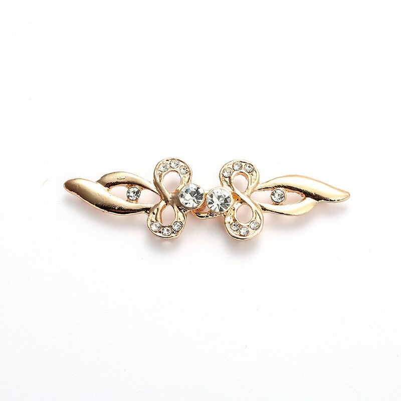 Retro Plating Eendenbek Gesp Kleding Decor Keten Vest Clip Trui Blouse Clip Kleding Decoratie Broche Pins: 11