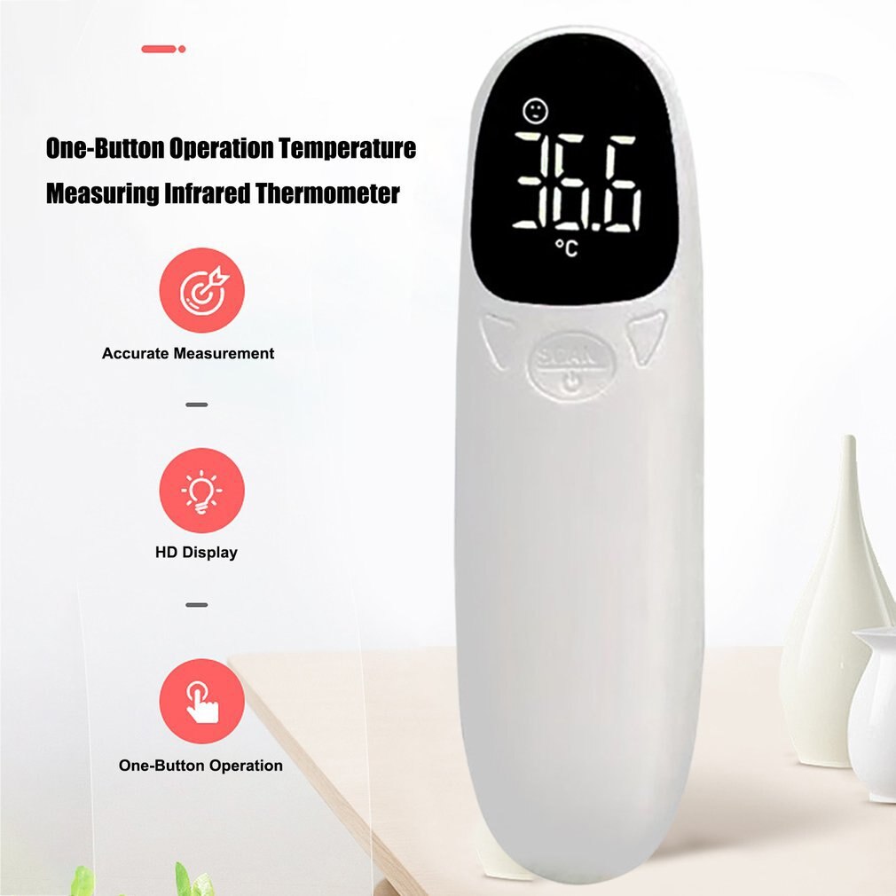 Handheld Infrared Thermometer Fast Speed High-temp Warning Accurate Infrared Thermometer Home Handheld Thermometer