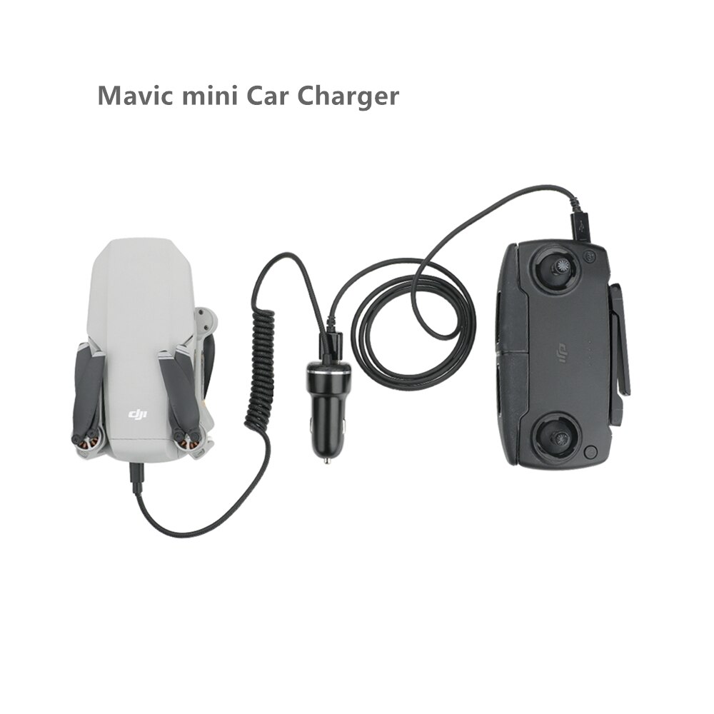 DJI Mavic Mini Car Charger 2-in-1 Oplader Met USB Car Charger afstandsbediening Oplader Voor Mavic mini Drone Batterij Oplader