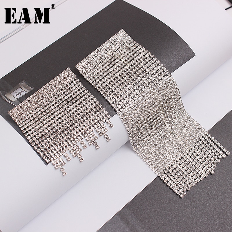 [EAM] Neue Frühling Sommer Strass Quasten Blingbling Persönlichkeit Zubehör Broschen Frauen Flut Alle-spiel JR933