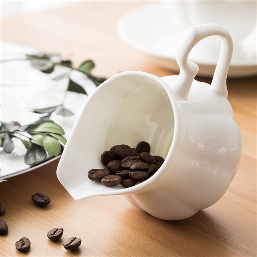 Britse stijl Melk cup koffie set keramische melk pot melk pot bone China Europese huishoudelijke melk cup kleine melk cup