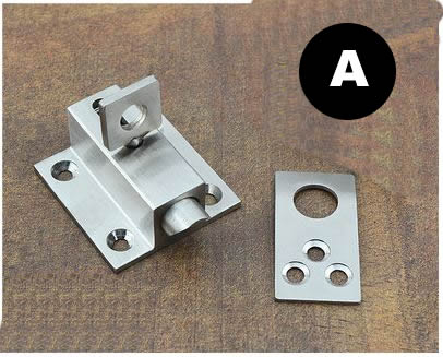 Rustfritt stål selvlukkende automatisk lås / bolt, balkong aluminiumsdører / vinduer mellomlås / fjærbolt, dørbeslag: Skriv vertshus a