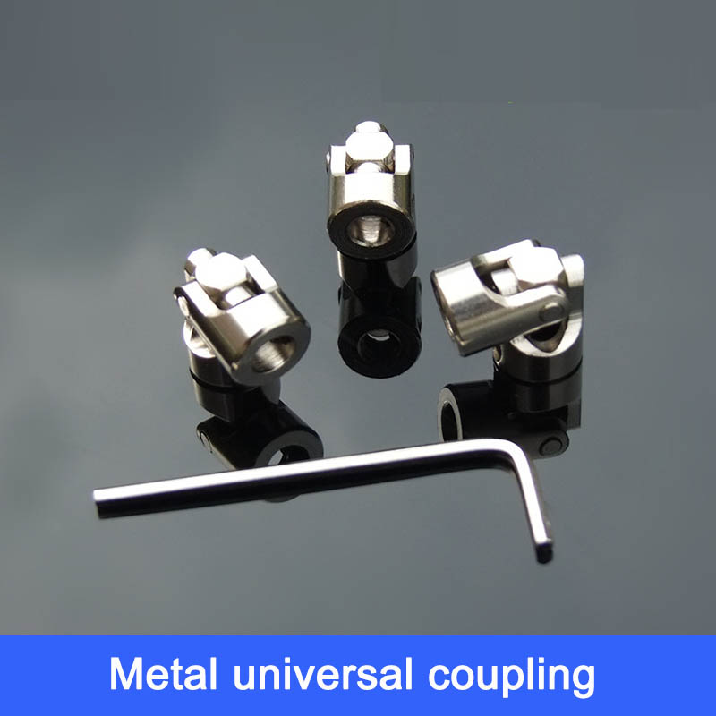 Metal universal joint coupling/steering gear multi-specification ship model fitting coupler