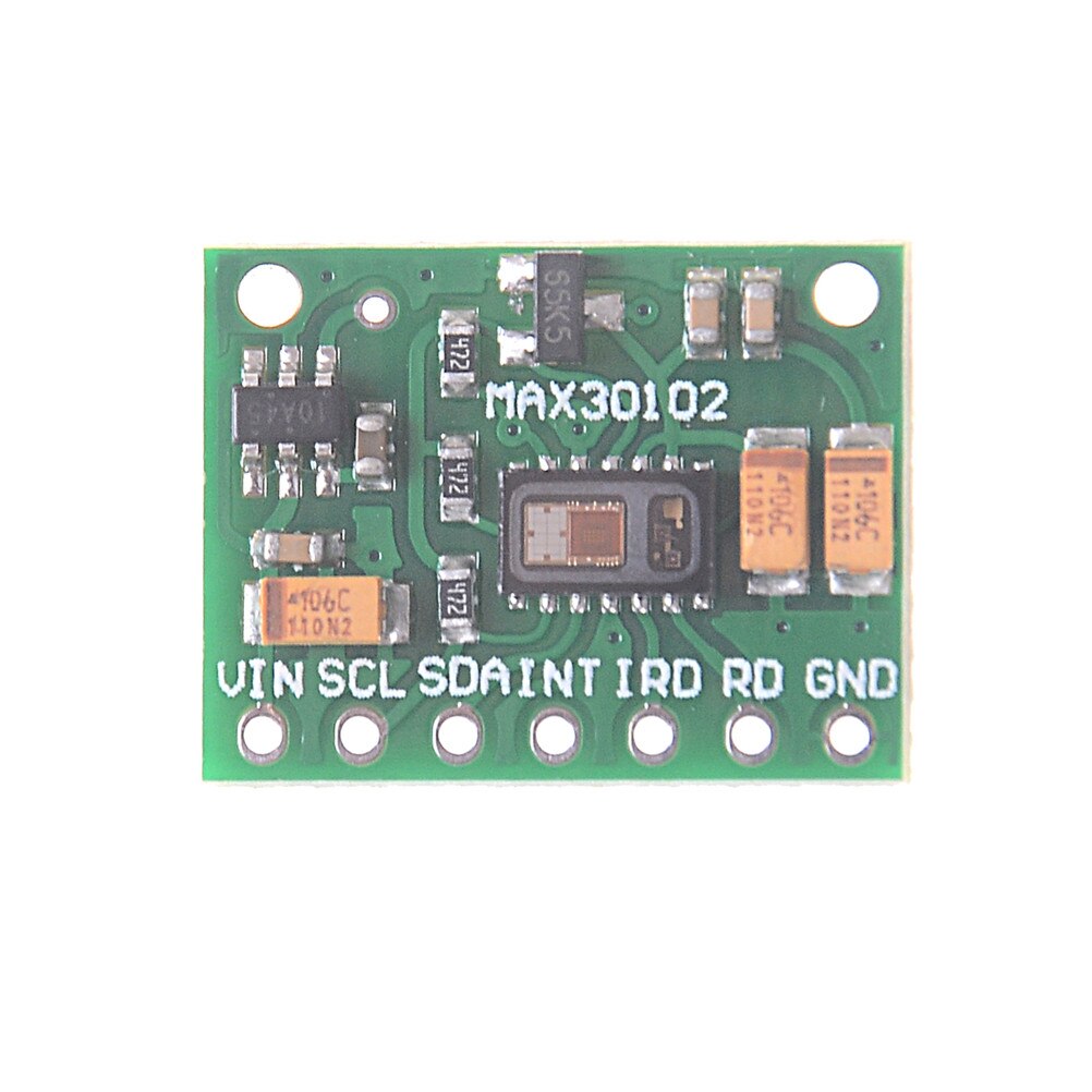 1PCS MAx30100 Green Low Power MAX30102 Heart Rate Oxygen Pulse Breakout for Arduino Replace Whosesale