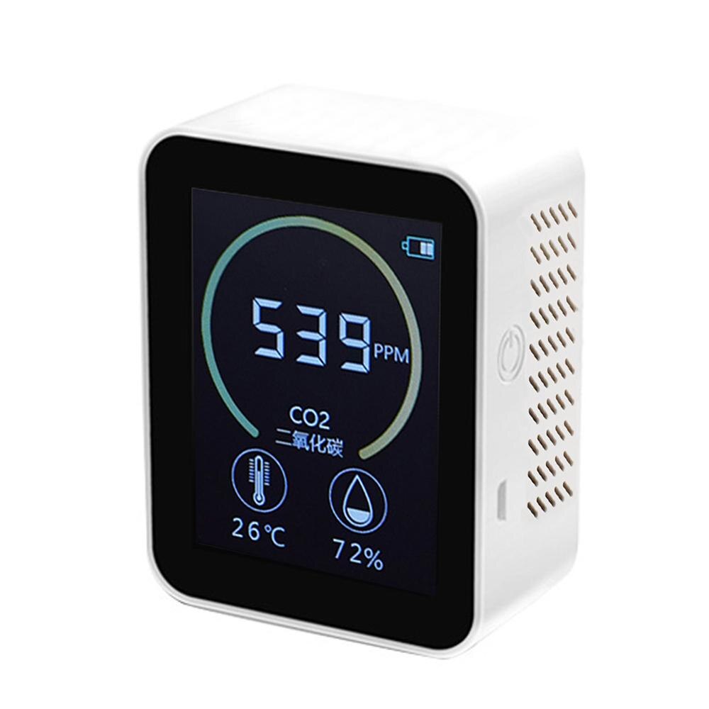 Indoor Air Monitor Lcd Digital co2 Air Meters Real Time TFT Intelligent Air Sensor Tester co2 Detector
