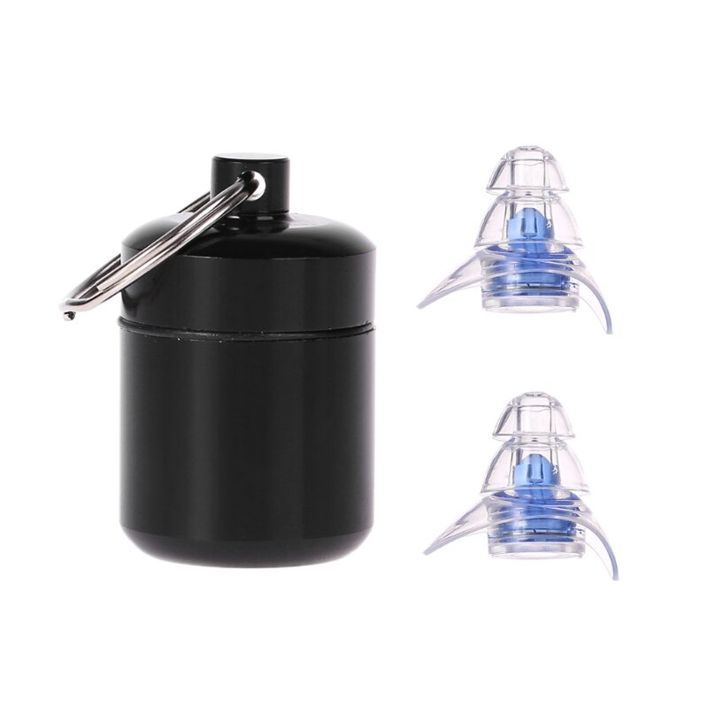 Earplugs Musical Filter Noise Reduction Cancelling Hearing Protection Reusable: blue