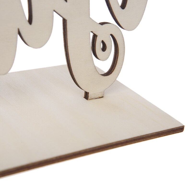 Cute Wooden Guestbook Sign Wedding Decor Freestanding Sign Decoration DIY