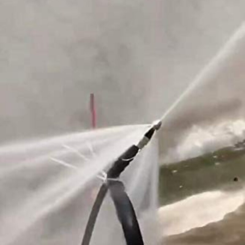 Hoge Druk Waterstraal Afvoerpijp Riool Reiniging Nozzle Roterende Rioolreiniging Nozzle Quick Connect Afvoer Reinigen Water Nozzle