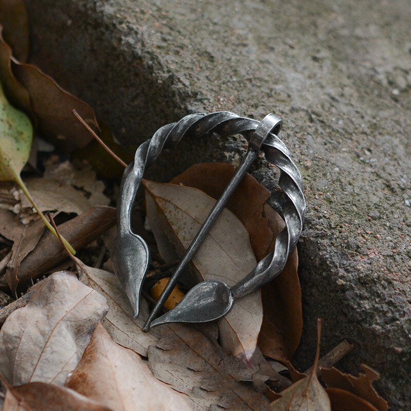 Retro viking geometri sikkerhedsnåle broche samling vintage penannular sjal tørklæde lås kappe pin middelalderlige smykker norse badges