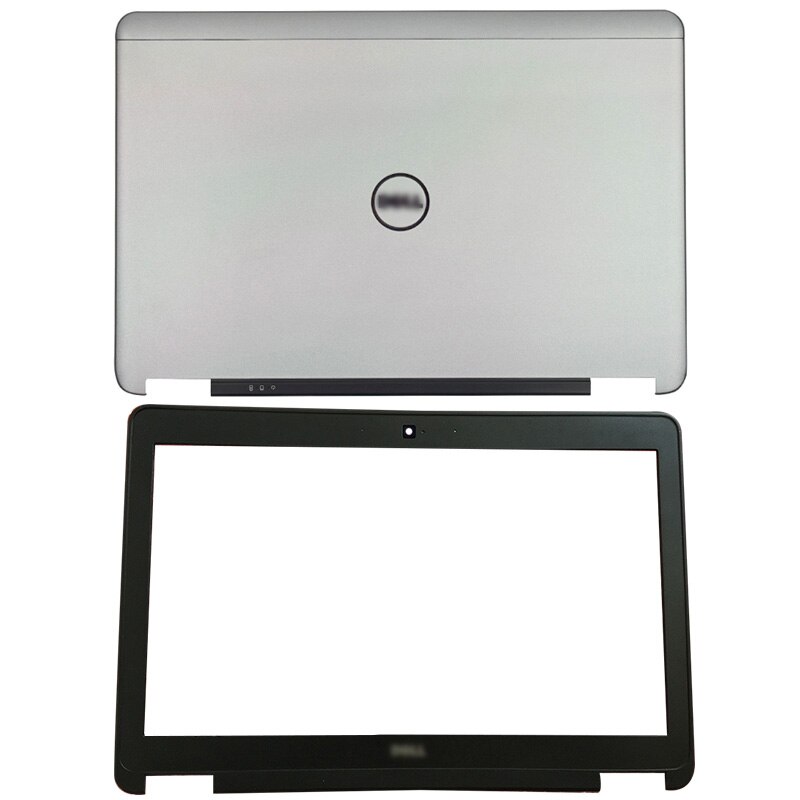 For Dell Latitude E7240 0WRMNK 04VCNC 08HH6V AM0VM000701 Laptop LCD Back Cover/Front Bezel/Bottom Door Cover Silver