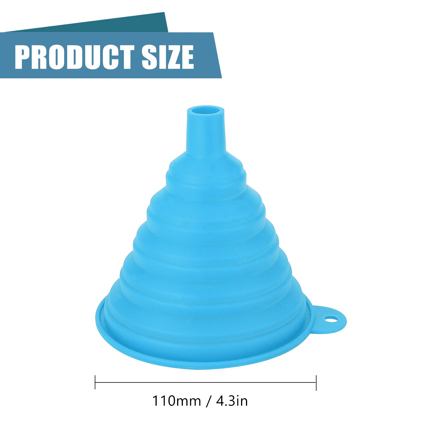 Paint Coating Filter Paper Screen Net Filter Cone Strainer with Mini Silicone Gel Foldable Funnel Hopper Kitchen cooking tools