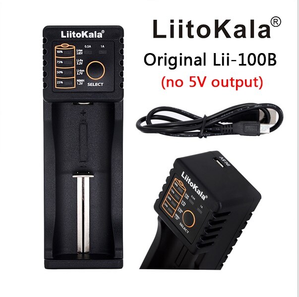 LiitoKala lii-S1 lii-S2 lii-202 lii-402 1.2 v 3.7 v 3.2 v 3.85 v AA 18650 18350 26650 10440 14500 16340 bateria de NiMH carregad