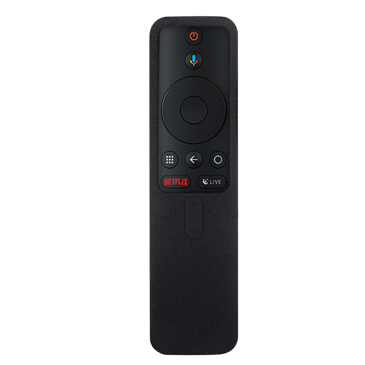 Fjernkontroll deksel til xiaomi mi box  s 4x tv stick control cover silikon støtsikker hudvennlig beskytter: Svart