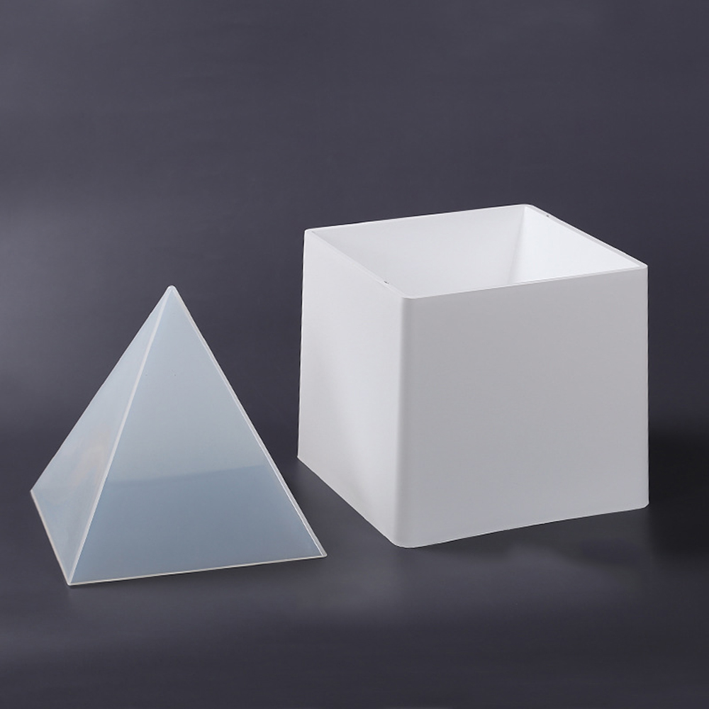 15CM Super Große Pyramide Silikon Harz Schimmel Schimmel Handwerk Schmuck Kristall Mit Kunststoff, Der Werkzeuge: a einstellen