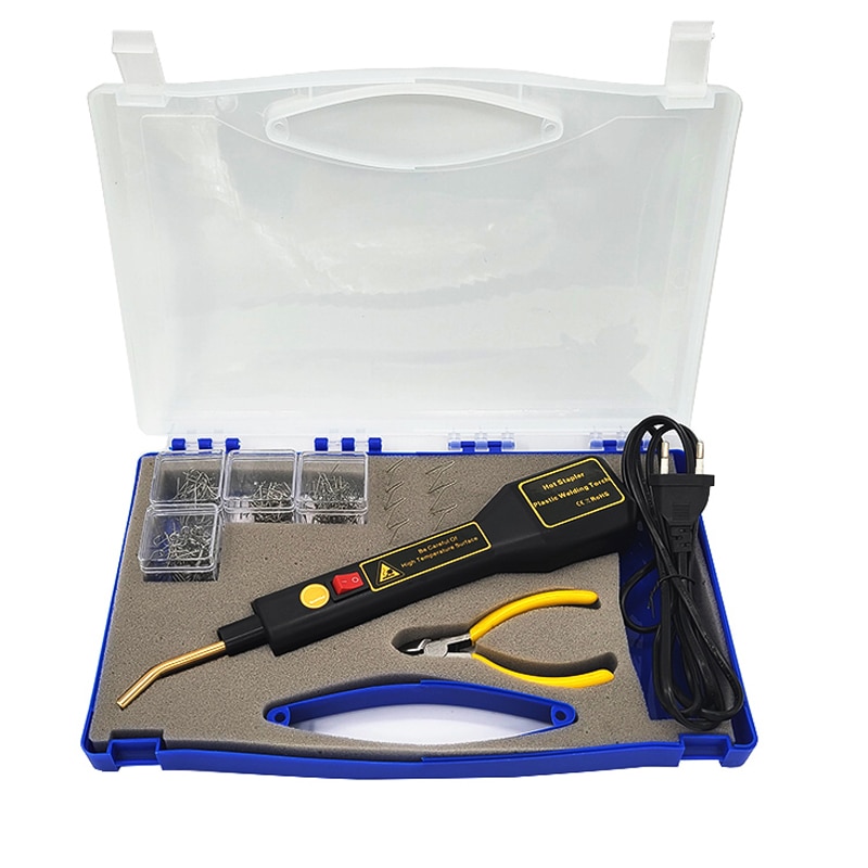 Portable nail machine plastic welding garage tool 50W nail PVC repair machine car bumper welding repair soldering iron tools