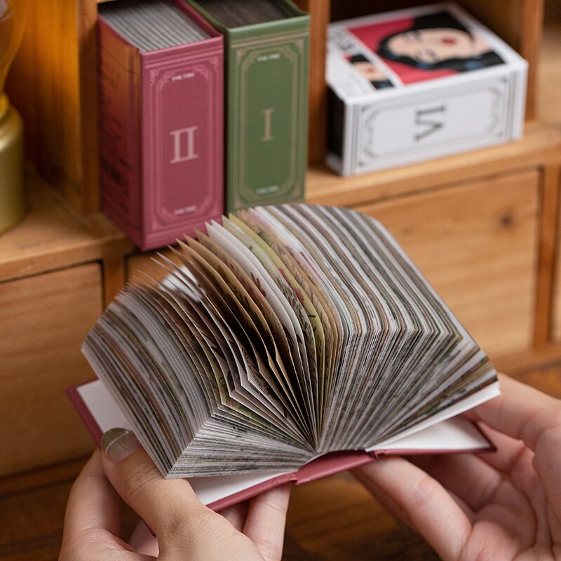 Yoofun-Mini libro de papel de Material no repetido, planificador de diario de chatarra, papel de fondo, álbum de recortes artesanal, 400 Uds.